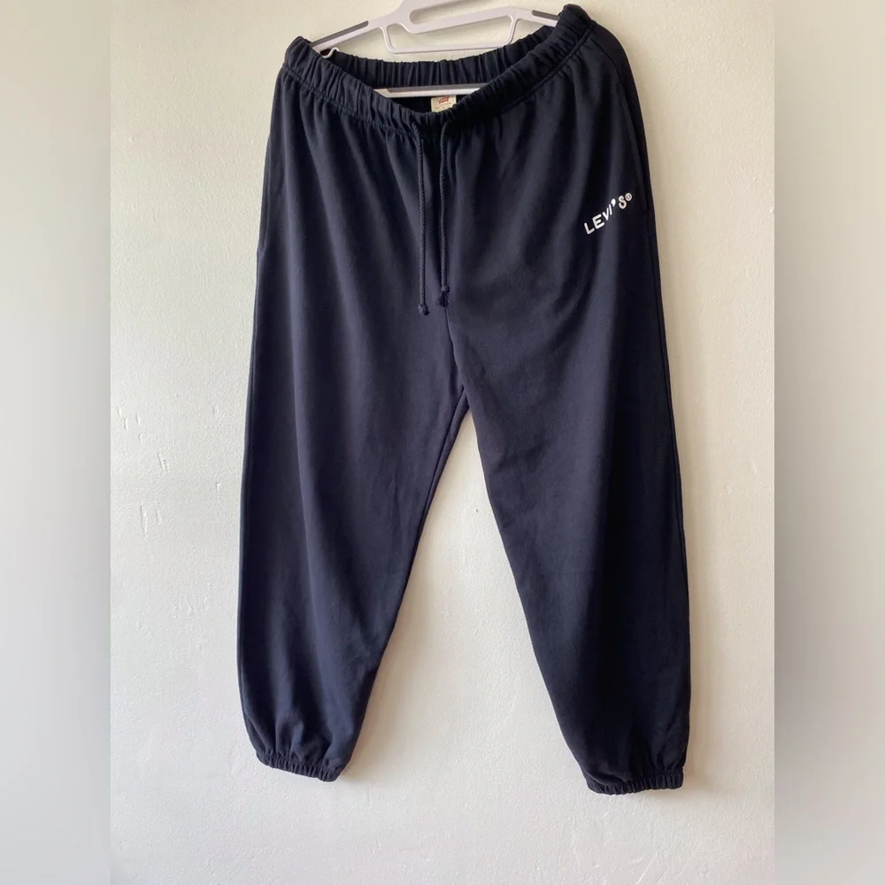Levi’s NWT Black Fleece Jogger Sweatpants Men’s Plus Size 1X Drawstring
